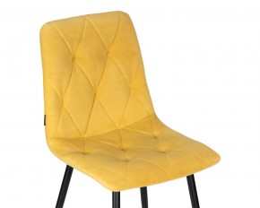 Стул обеденный DOBRIN CHILLY ROMBO, Горчичный Simple 15, основание черное в Игре - igra.ok-mebel.com | фото 7