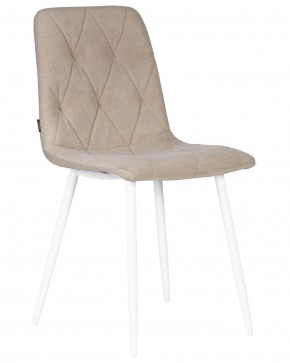 Стул обеденный DOBRIN CHILLY ROMBO, Капучино Simple 05, основание белый в Игре - igra.ok-mebel.com | фото