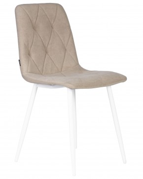 Стул обеденный DOBRIN CHILLY ROMBO, Капучино Simple 05, основание белый в Игре - igra.ok-mebel.com | фото 2