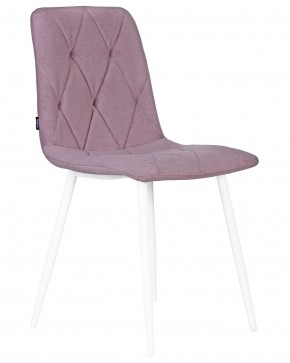 Стул обеденный DOBRIN CHILLY ROMBO, Лавандовый Simple 48, основание белый в Игре - igra.ok-mebel.com | фото 2