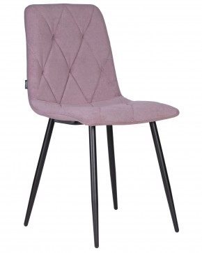 Стул обеденный DOBRIN CHILLY ROMBO, Лавандовый Simple 48, основание черное в Игре - igra.ok-mebel.com | фото