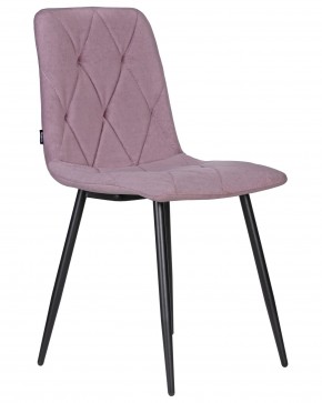 Стул обеденный DOBRIN CHILLY ROMBO, Лавандовый Simple 48, основание черное в Игре - igra.ok-mebel.com | фото 2