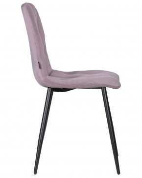Стул обеденный DOBRIN CHILLY ROMBO, Лавандовый Simple 48, основание черное в Игре - igra.ok-mebel.com | фото 3