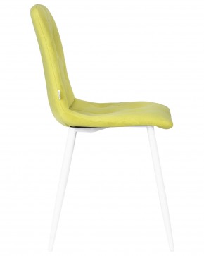 Стул обеденный DOBRIN CHILLY ROMBO, Лайм Simple 14, основание белый в Игре - igra.ok-mebel.com | фото 3