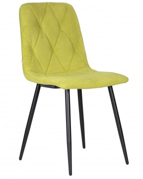 Стул обеденный DOBRIN CHILLY ROMBO, Лайм Simple 14, основание черное в Игре - igra.ok-mebel.com | фото