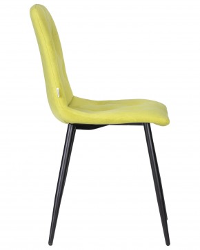 Стул обеденный DOBRIN CHILLY ROMBO, Лайм Simple 14, основание черное в Игре - igra.ok-mebel.com | фото 3