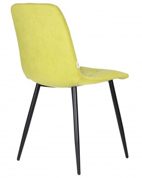 Стул обеденный DOBRIN CHILLY ROMBO, Лайм Simple 14, основание черное в Игре - igra.ok-mebel.com | фото 4