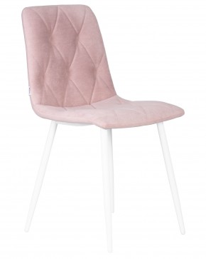 Стул обеденный DOBRIN CHILLY ROMBO, Розовый Simple 03, основание белый в Игре - igra.ok-mebel.com | фото 2