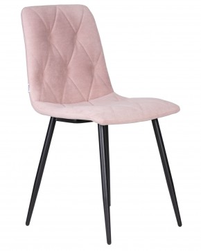 Стул обеденный DOBRIN CHILLY ROMBO, Розовый Simple 03, основание черное в Игре - igra.ok-mebel.com | фото 2