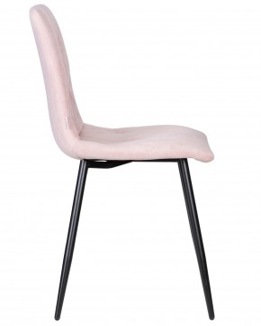 Стул обеденный DOBRIN CHILLY ROMBO, Розовый Simple 03, основание черное в Игре - igra.ok-mebel.com | фото 3