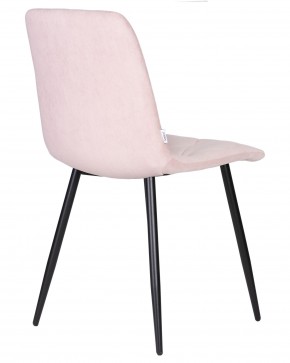 Стул обеденный DOBRIN CHILLY ROMBO, Розовый Simple 03, основание черное в Игре - igra.ok-mebel.com | фото 4
