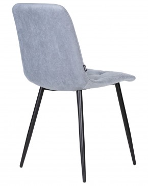 Стул обеденный DOBRIN CHILLY ROMBO, Серо-голубой Simple 26, основание черное в Игре - igra.ok-mebel.com | фото 4