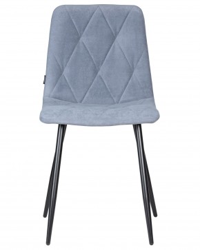 Стул обеденный DOBRIN CHILLY ROMBO, Серо-голубой Simple 26, основание черное в Игре - igra.ok-mebel.com | фото 6