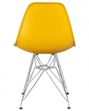 Стул обеденный DOBRIN DSR, ножки хром, цвет горчичный (Y-03) в Игре - igra.ok-mebel.com | фото 5