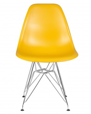 Стул обеденный DOBRIN DSR, ножки хром, цвет горчичный (Y-03) в Игре - igra.ok-mebel.com | фото 6