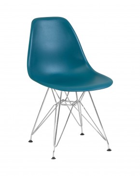 Стул обеденный DOBRIN DSR, ножки хром, цвет морской волны (G-05) в Игре - igra.ok-mebel.com | фото