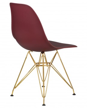 Стул обеденный DOBRIN DSR, ножки золотые, цвет сливовый (R-13) в Игре - igra.ok-mebel.com | фото 4