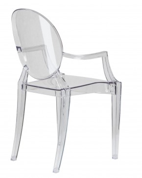 Стул обеденный DOBRIN LOUIS GHOST, цвет прозрачный в Игре - igra.ok-mebel.com | фото 4