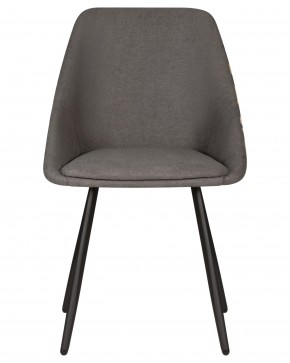 Стул обеденный DOBRIN MARKUS, ЭМАЛЬ ЧЕРНЫЙ МУАР ткань Candy Graphite+Escada Ochre в Игре - igra.ok-mebel.com | фото 6