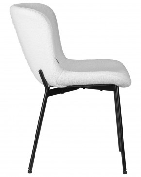 Стул обеденный DOBRIN MILO, черные ножки, белый букле (UF992-01) в Игре - igra.ok-mebel.com | фото 3