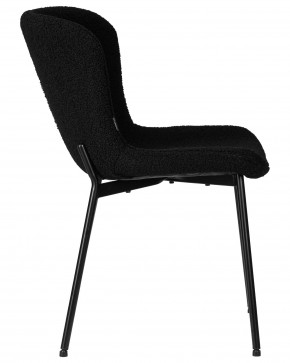 Стул обеденный DOBRIN MILO, черные ножки, черный букле (UF992-12) в Игре - igra.ok-mebel.com | фото 3