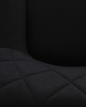 Стул обеденный DOBRIN ROBY, ЭМАЛЬ ЧЕРНЫЙ МУАР велюр Catania Black в Игре - igra.ok-mebel.com | фото 3