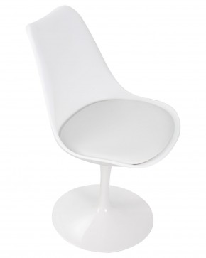 Стул обеденный DOBRIN TULIP, белое основание, цвет белый (W-02) в Игре - igra.ok-mebel.com | фото 7