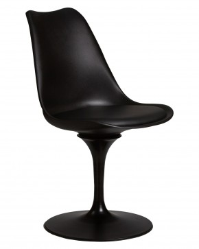 Стул обеденный DOBRIN TULIP, черное основание, цвет черный (B-03) в Игре - igra.ok-mebel.com | фото 2