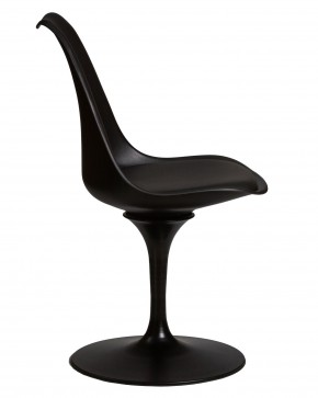 Стул обеденный DOBRIN TULIP, черное основание, цвет черный (B-03) в Игре - igra.ok-mebel.com | фото 3