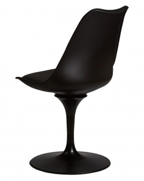 Стул обеденный DOBRIN TULIP, черное основание, цвет черный (B-03) в Игре - igra.ok-mebel.com | фото 4