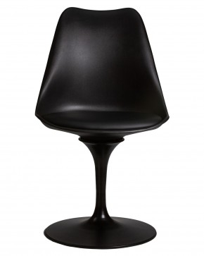 Стул обеденный DOBRIN TULIP, черное основание, цвет черный (B-03) в Игре - igra.ok-mebel.com | фото 6