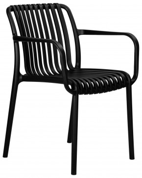 Стул обеденный DOBRIN WALTER ARM, черный (B-03) в Игре - igra.ok-mebel.com | фото 2