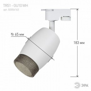 Светильник на штанге Эра  TR51 - GU10 WH в Игре - igra.ok-mebel.com | фото 4