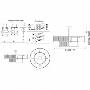 Светильник на штанге Imperiumloft RH Marais Round Chandelier 40,2668 в Игре - igra.ok-mebel.com | фото 11