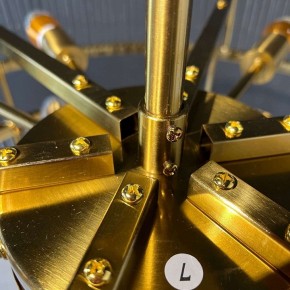 Светильник на штанге Imperiumloft RH Marais Round Chandelier 40,2668 в Игре - igra.ok-mebel.com | фото 5