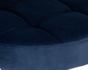 Табурет барный DOBRIN BRUNO BLACK, синий велюр (MJ9-117) в Игре - igra.ok-mebel.com | фото 4