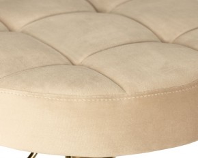 Табурет барный DOBRIN BRUNO GOLD, бежевый велюр (MJ9-10) в Игре - igra.ok-mebel.com | фото