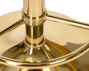 Табурет барный DOBRIN BRUNO GOLD, зеленый велюр (MJ9-88) в Игре - igra.ok-mebel.com | фото 5