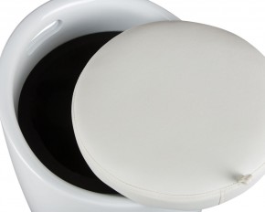 Табурет с местом для хранения LM-1100, белый в Игре - igra.ok-mebel.com | фото 7