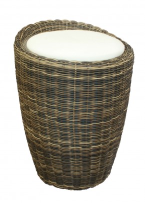 Табурет с местом для хранения LM-1100Rattan, кремовый в Игре - igra.ok-mebel.com | фото