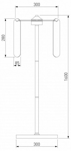 Торшер Eurosvet Claire 01171/3 золото в Игре - igra.ok-mebel.com | фото 3