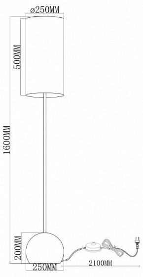Торшер Moderli Flint V11590-1F в Игре - igra.ok-mebel.com | фото 2