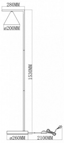 Торшер Moderli Omaha V11592-1F в Игре - igra.ok-mebel.com | фото 6