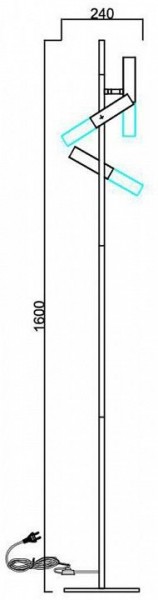 Торшер ST-Luce Eclip SL1236.405.03 в Игре - igra.ok-mebel.com | фото 5