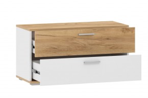 Тумба для обуви НМ 013.25 "Санти" (Белый/Крафт Золотой) в Игре - igra.ok-mebel.com | фото 2