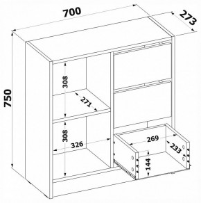 Тумба комбинированная Т-1 в Игре - igra.ok-mebel.com | фото 4