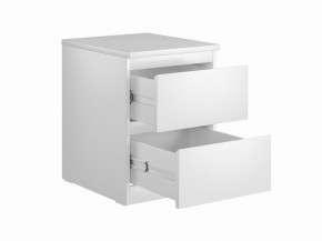 Тумба МАЛЬТА с двумя выдвижными ящиками, цвет белый в Игре - igra.ok-mebel.com | фото 2