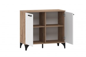 Тумба НМ 013.78 "Марсель" (Меренга/Дуб Крафт Табачный) в Игре - igra.ok-mebel.com | фото 2
