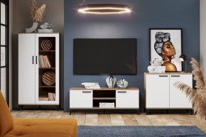 Тумба НМ 013.78 "Марсель" (Меренга/Дуб Крафт Табачный) в Игре - igra.ok-mebel.com | фото 3