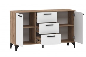 Тумба НМ 013.79 "Марсель" (Меренга/Дуб Крафт Табачный) в Игре - igra.ok-mebel.com | фото 2